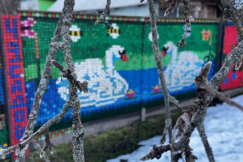 «Я люблю атмосферу доброти»: як на Чернігівщині подружжя створює картини з кришечок